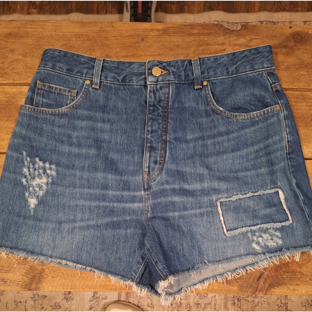 ME+EM Denim Cut-off Shorts Size 31 Button Fly